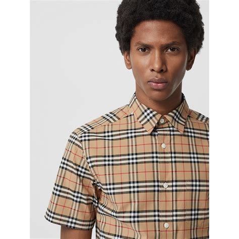 burberry short sleeve shirt men